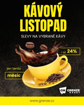 🔥 KÁVOVÝ LISTOPAD JE TU! 🔥 Užij si pořádnou dávku kofeinu s TOP ZNAČKAMI za výhodné ceny! 💥 ➡️ Lavazza, Segafredo, Tchibo...